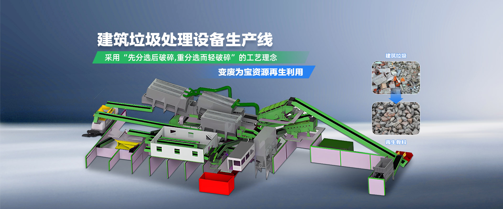 飛翔環保 - 垃圾分選處理設備