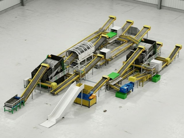 陳腐垃圾分揀處理設備生產線